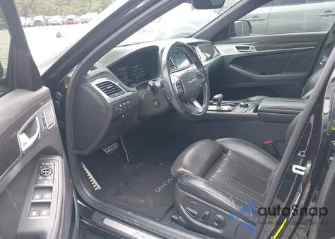 2018 Genesis G80 Sport z USA, uszkodzony, nr VIN KMHGN4JB6JU241543